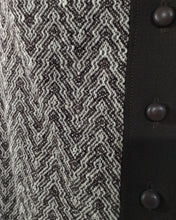 Charger l&#39;image dans la galerie, tailleur en laine brun à motif années &#39;1970 women&#39;s brown wool  suit
