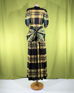 robe de soirée rare longue des années'1940 rare long evening dress